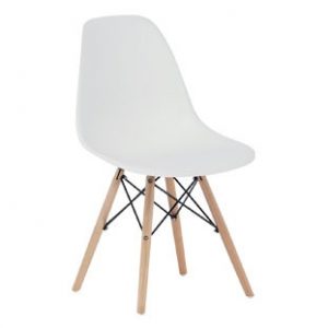 SILLA MODELO PARIS PVC BLANCO (228)