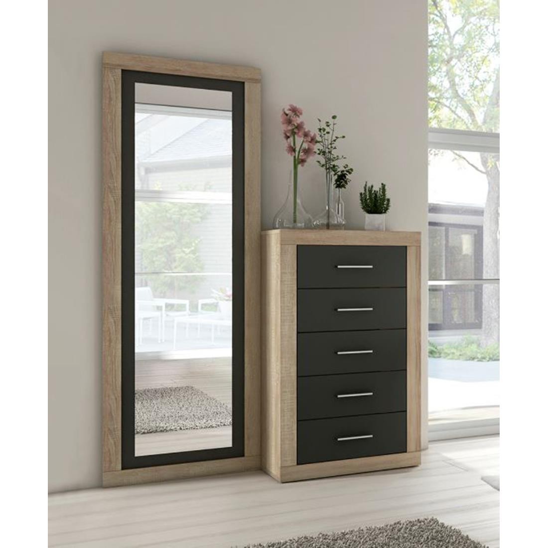 LARA MURAL CON LUNA (VESTIDOR) · MLC Muebles · Tienda de Muebles · Tienda Online · Tenerife · Canarias