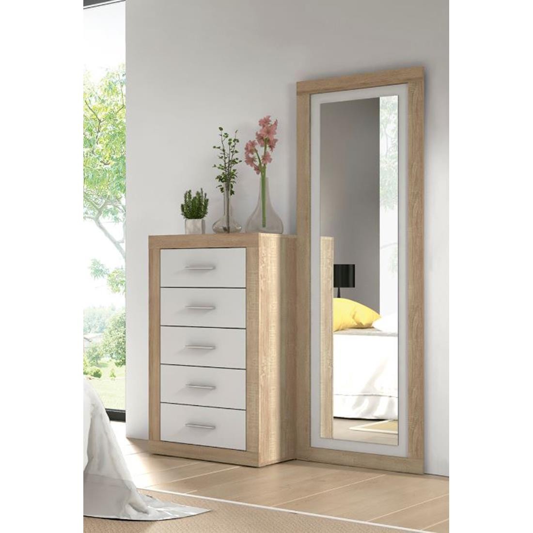 LARA MURAL CON LUNA (VESTIDOR) · MLC Muebles · Tienda de Muebles · Tienda Online · Tenerife · Canarias