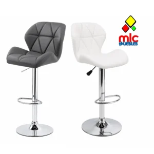 Taburete Basilan regulable gris o blanco (211)