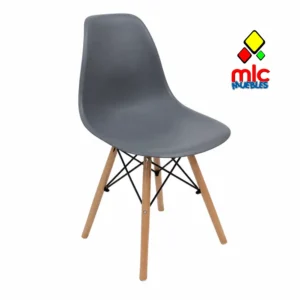 Silla comedor pata nórdica modelo París gris