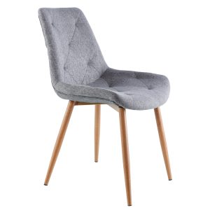 SILLA COMEDOR MARLENE GRIS OAK