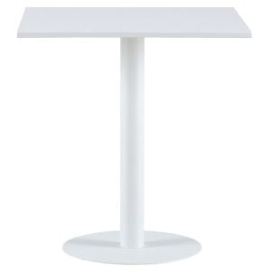 MESA CUADRADA GELATO 70 x 70 CM BLANCO.