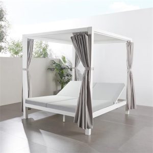 CAMA BALINESA BLANCA