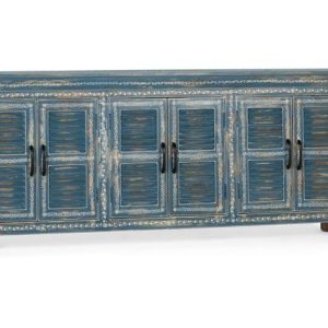 APARADOR 4 PUERTAS MANGO AZUL