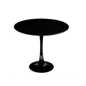 MESA REONDA GINA COLOR NEGRO LACADO