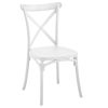 SILLA POLIPROPILENO CROSSBACK BLANCO. - Thumbnail Image 1