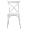 SILLA POLIPROPILENO CROSSBACK BLANCO. - Thumbnail Image 3