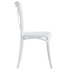 SILLA POLIPROPILENO CROSSBACK BLANCO. - Thumbnail Image 4