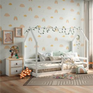 CAMA BLANCO MONTESORI