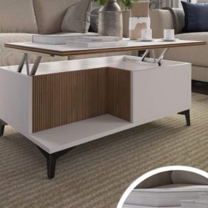 MESA DE CENTRO ELEVABLE + PATAS