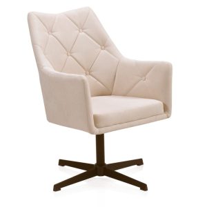 SILLON GIRATORIO PATA METALICA
