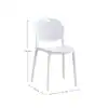SILLA BLANCO PERFORADA JANSEN - Thumbnail Image 3