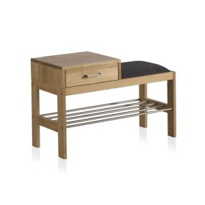 BANCO ZAPATERO MADERA NATURAL