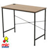 Diseño sin título mesa escritorio fija roble negro moderna