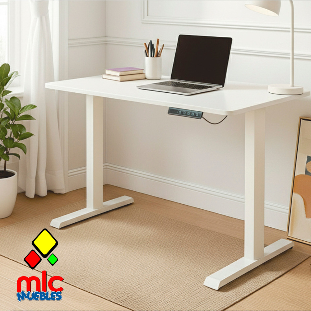 Mesa elevable 120 blanca
