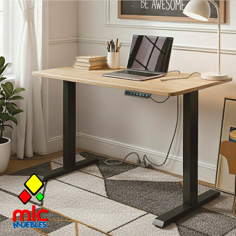 Mesa elevable 120 negra