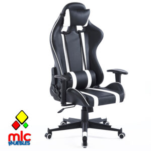 sillon gaming ergonomico racing negro
