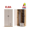 armario ELBA interior con estantes y barra