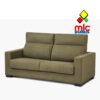 Sofá cama italiano Nekane 140x190 con apertura fácil y colchón integrado