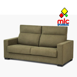 Sofá cama italiano Nekane 140x190 con apertura fácil y colchón integrado