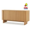 Sidney aparador SIDNEY 160 cm 3 puertas madera natural