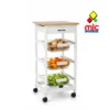 carro auxiliar 1 carrito cocina con cestas metalicas organizador