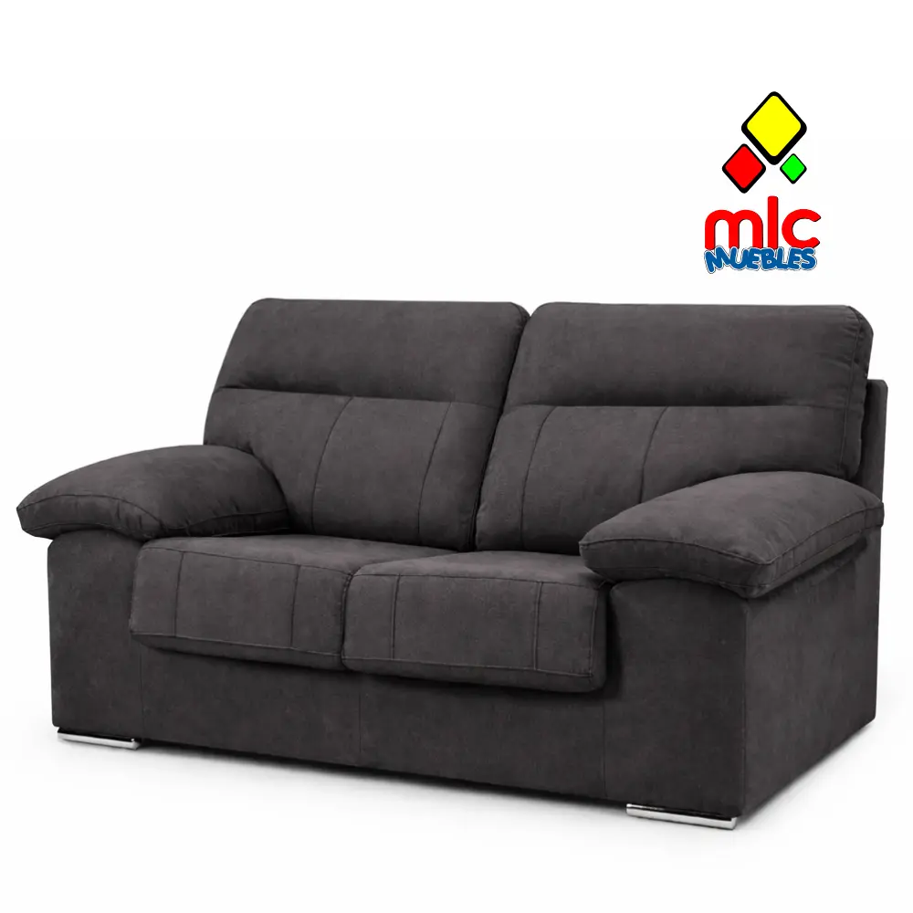 duero 3 sofa Duero antracita 3 plazas moderno