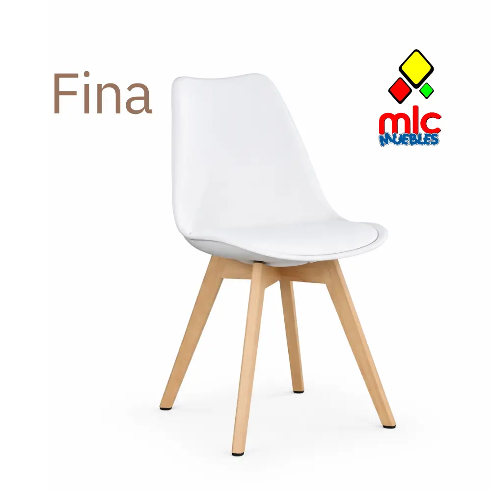 fina conjunto comedor moderno estilo nordico con sillas Fina