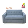 sofá cama Izan antracita cerrado