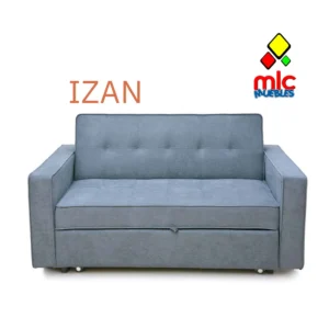 sofá cama Izan antracita cerrado