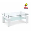 mesa de centro sama cristal moderno