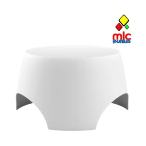Mesa auxiliar exterior Cala blanca resistente moderna (1)