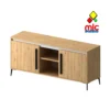 bajo tv 150 cm con puertas y hueco F-2016