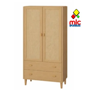 Armario H-513 2 puertas con rejilla y cajones (31)