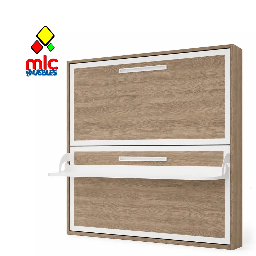 Cama litera horizontal Krono35 90cm x 190cm c/m estudio Wallbed 16 (39) - Imagen 1