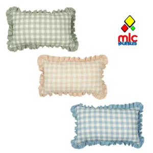 Cojín Vichy Natural rectangular Blossom (28)