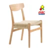 Pack 4 sillas madera de hevea con asiento trenzado (36) - 01_principal