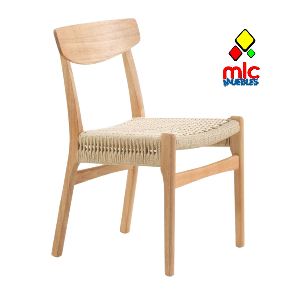 Pack 4 sillas madera de hevea con asiento trenzado (36) - 01_principal