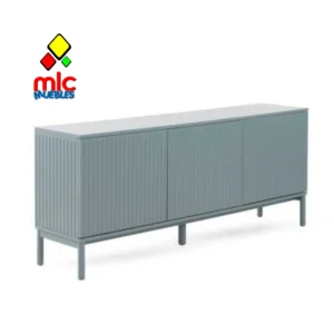Aparador MDF con ranuras acanaladas (36) - 03_blanco