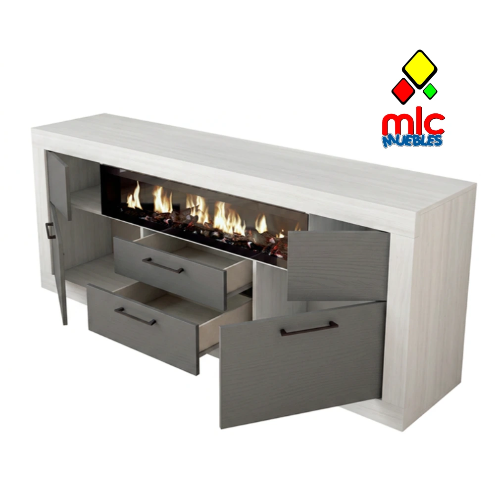 Mueble TV con chimenea LED decorativa (16) - 01_principal