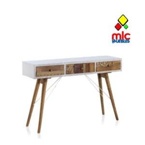 Consola base blanca frontis madera recuperada natural (36) - 01_principal