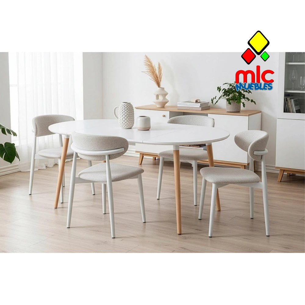 Mesa comedor extensible Nordika (1) - 02_blanco
