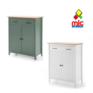 Mueble auxiliar Miranda 2 puertas 1 cajón (211) - 01_blanco_cera_01