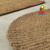 Alfombra fibra de coco 120 cm diámetro (36) - 02_blanco