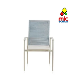 Pack 4 sillones aluminio blanco respaldo trenzado (36) - 01_principal