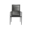 SILLON ALUMINIO GRIS OSCURO RESPALDO TRENZADO CUERDA VERDE - Thumbnail Image 1