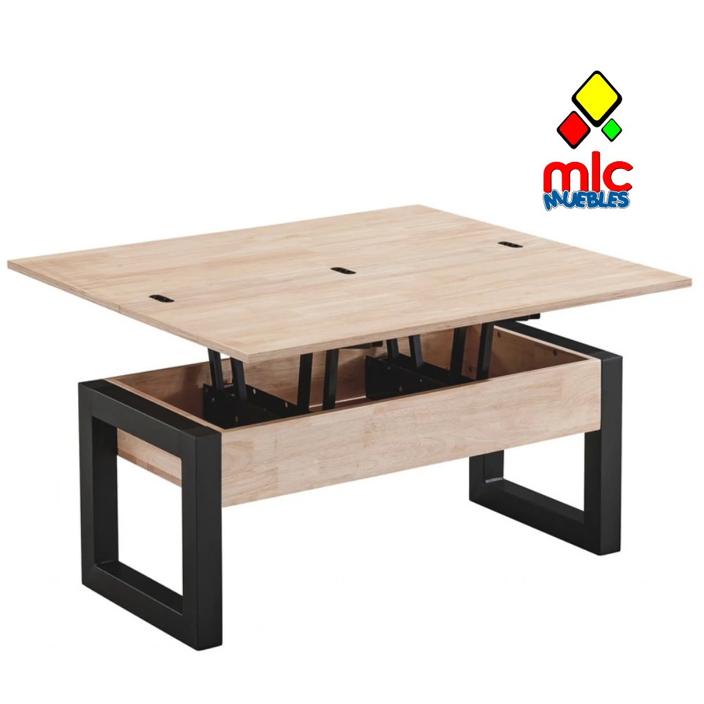 Mesa centro elevable y extensible Loft Advance (1) - 07_roble_nordish_negro_02