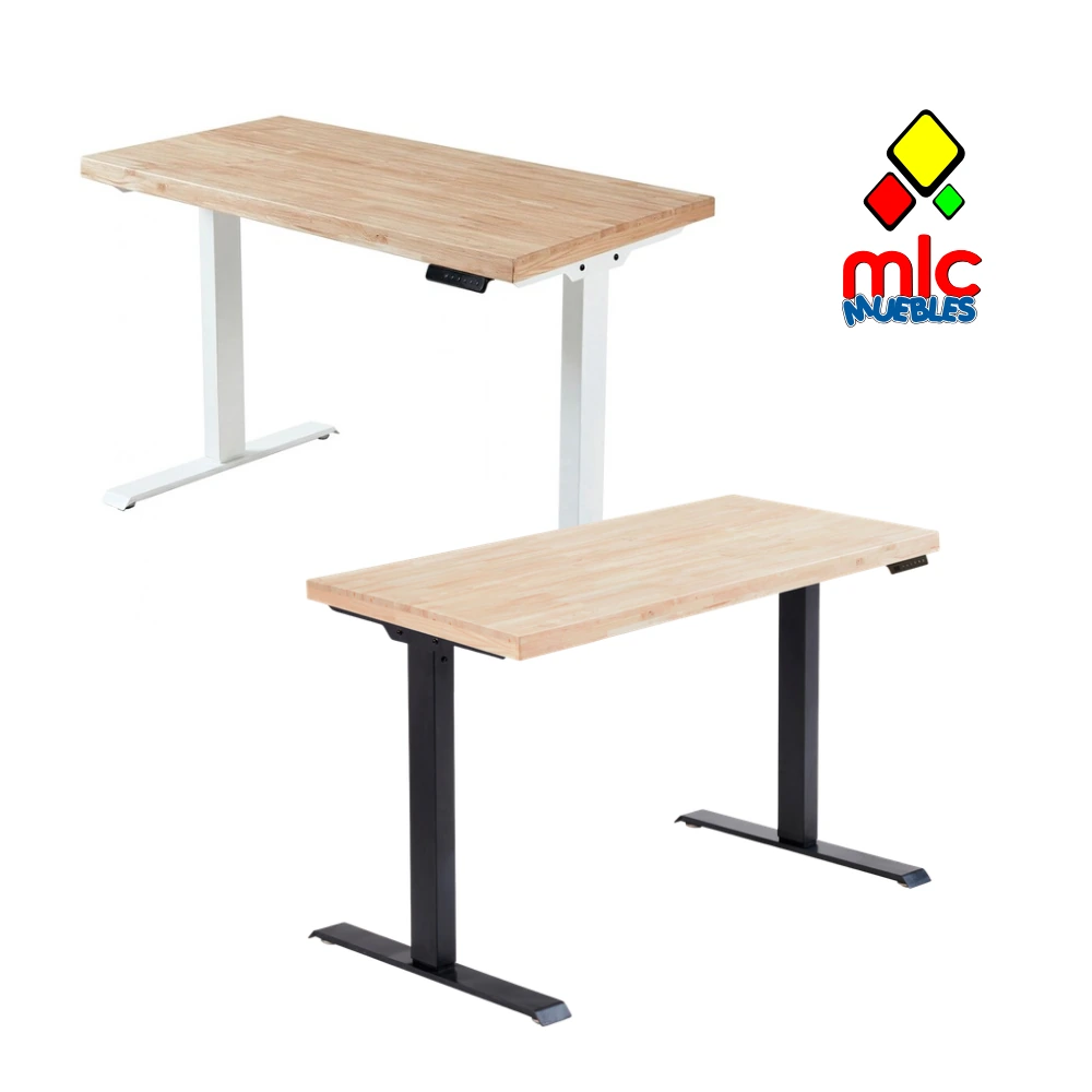 Mesa escritorio motorizada elevable Stand (1) - 01_roble_nordish_blanco_01