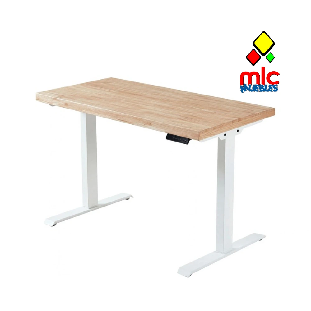 Mesa escritorio motorizada elevable Stand (1) - 02_roble_nordish_blanco_02
